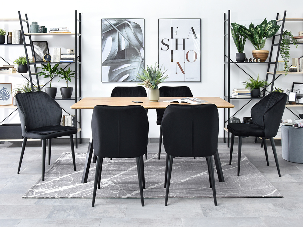 Velourstol sort/sorte ben GASPAR