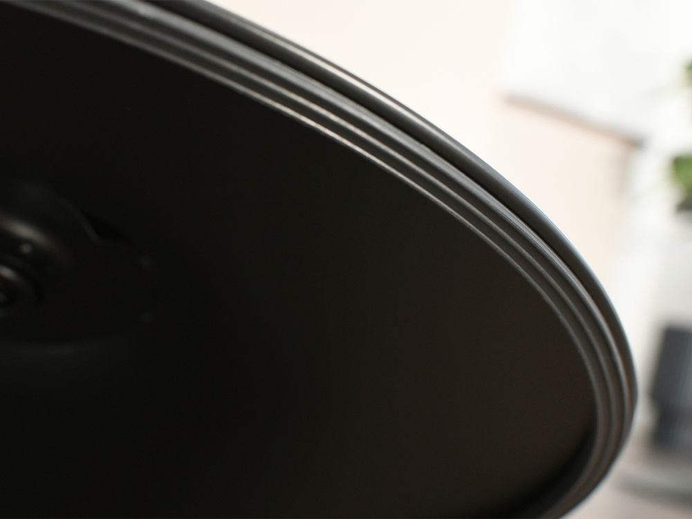 Valnød hocker sorte ben sort/valnød ROTTO