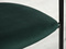 Velourstol med grønne, sorte ben MALAGA