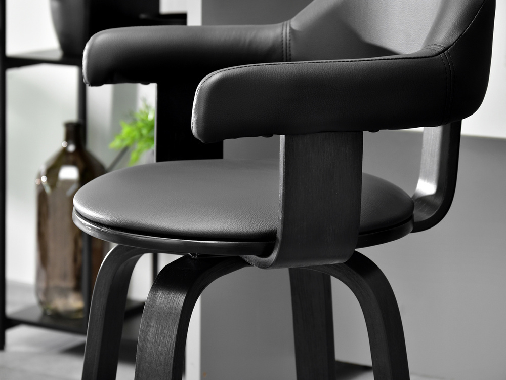 Hocker sort industriel sort ben BLACK HOCKER