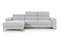 Hjørnesofa med beholder lysegrå ASTI MINI