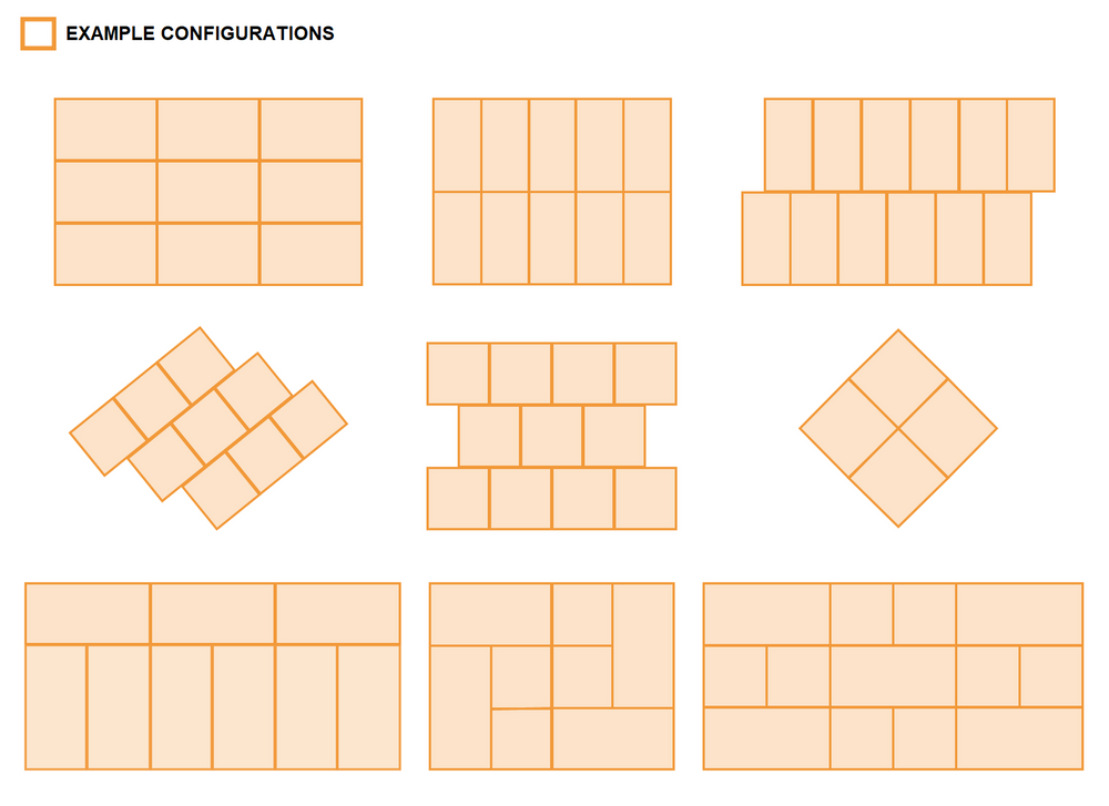Polstret vægpanel speciel dimension LUX