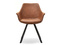 Kontorstol brun med sorte ben MIRA