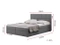 Kontinentalseng Berlin med opbevaring 160x200 mork grå
