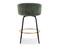 Hocker grønne sorte ben CLARA