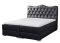 Luksus kontinentalseng med madras 160x200 sort Sultan