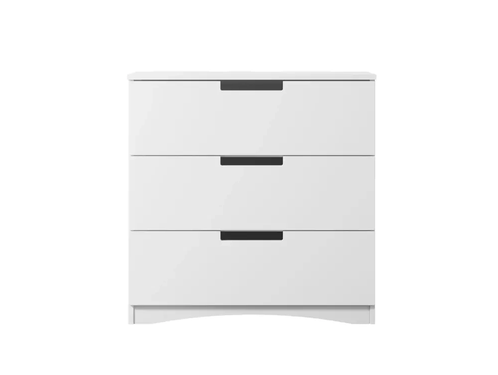 Hvid kommode med skuffer CLASSIC
