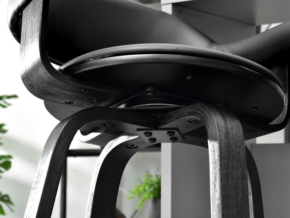 Hocker sort industriel sort ben BLACK HOCKER