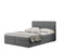 Kontinentalseng Berlin med opbevaring 180x200 mork grå