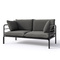 Sofa til have 150 cm grafit VELUCCI