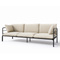 3 personers havesofa 225 cm beige VELUCCI