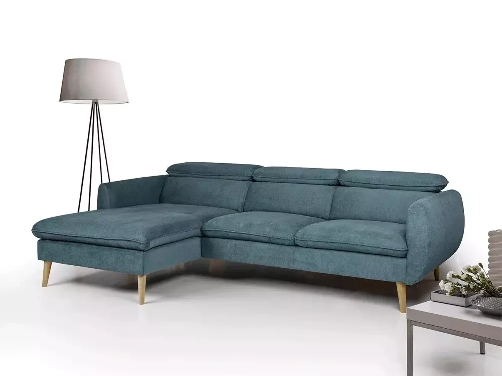 Hjørnesofa CENTO 02 blå venstre 250x170x96 cm