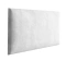 Polstret vægpanel 30x60 sølv LUX
