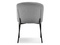 Moderne stol med grå, sorte ben FELICE