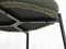 Grøn stol med sorte ben MARINA