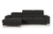 Hjørnesofa med beholder sort ASTI MINI