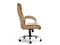 Kontorlænestol med beige kromben LUKS