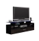 Sort tv-bænk EVORA MINI