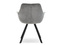 Kontorstol grå med sorte ben MIRA