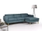 Hjørnesofa CENTO 02 blå højre 250x170x96 cm