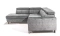 Sovesofa hjørnesofa grå venstre Astoria
