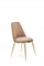 Beige stol velour K460
