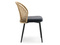 Boucle Chair Graphite Black Legs MOE