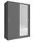 Grafit garderobe med spejl 130 cm MAI