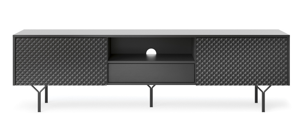 Sort tv-bord 180cm RAVEN
