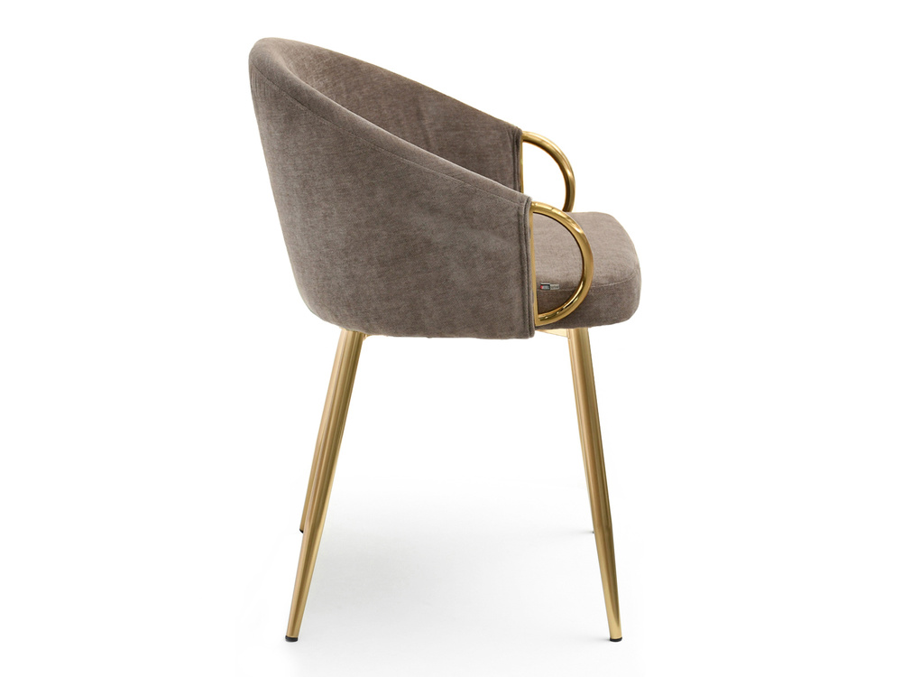 CLARA designerstol med ben i sandguld