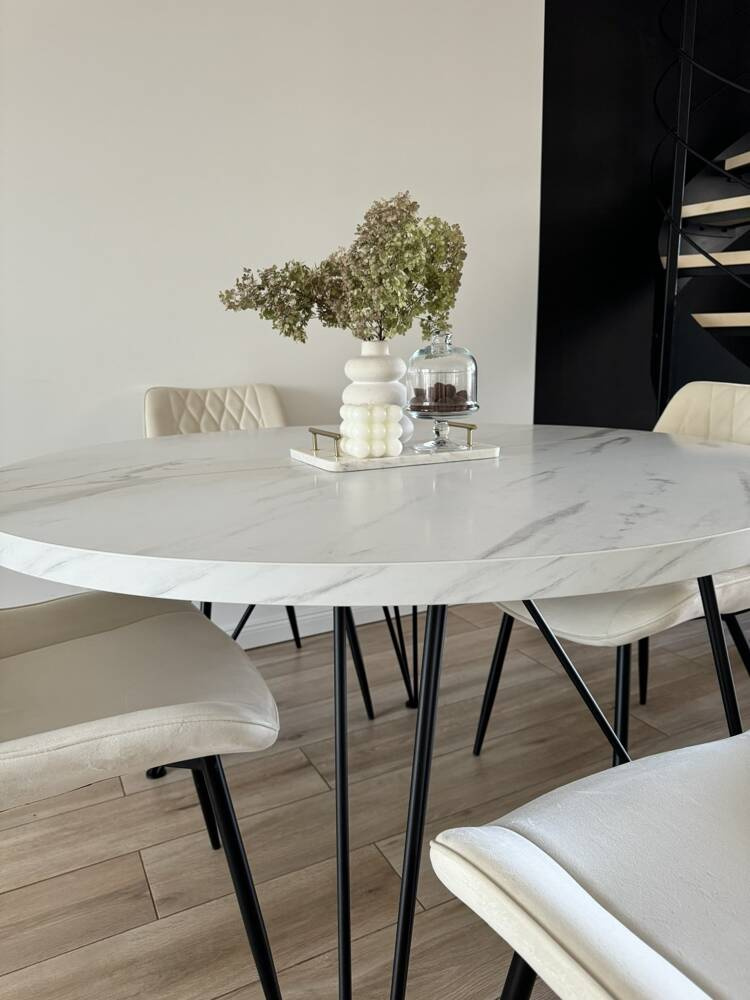 Rundt Spisebord 180 Cm () Rundt Spisebord 180 Cm