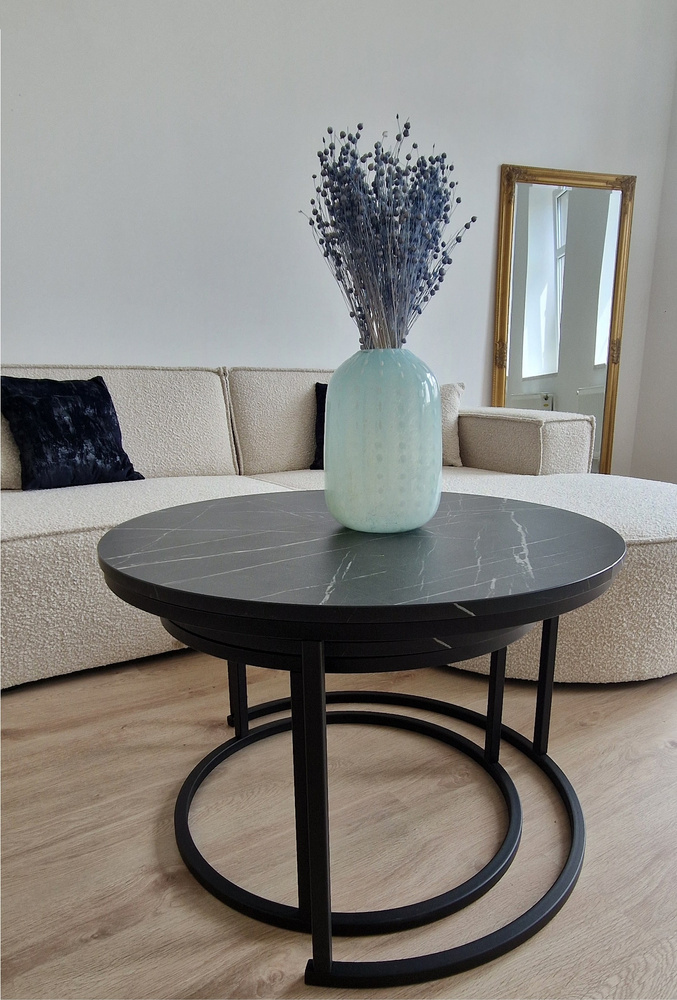 Beige hjørnesofa højre PARMA P