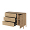 Kommode med tre skuffer COZY