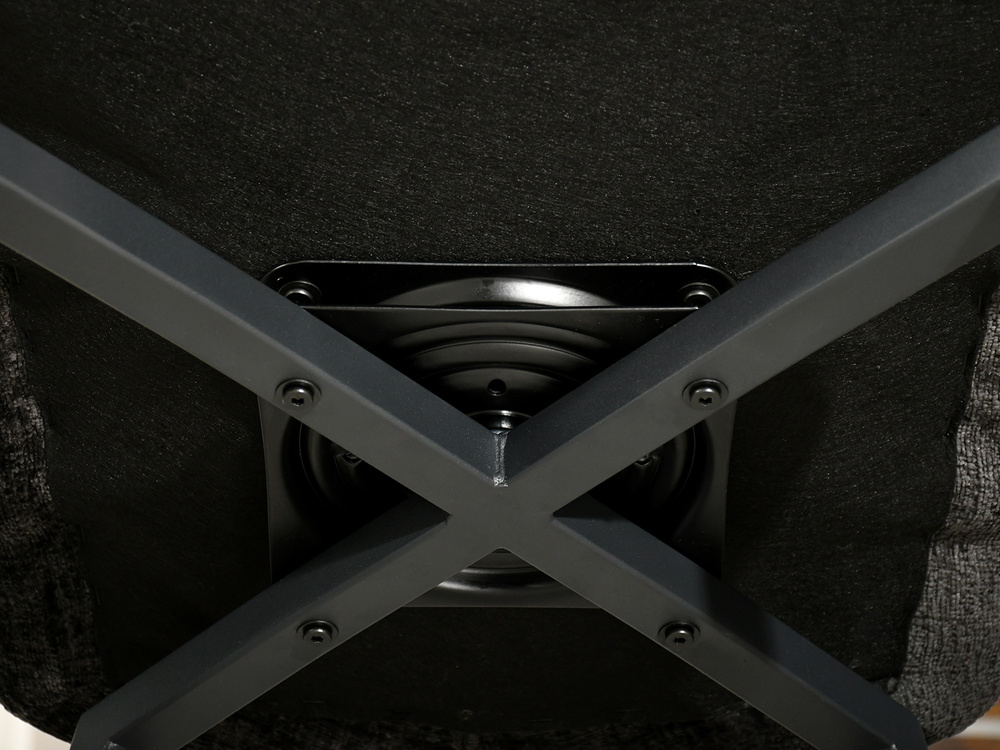 Polstret stol sort ben sort RACHEL