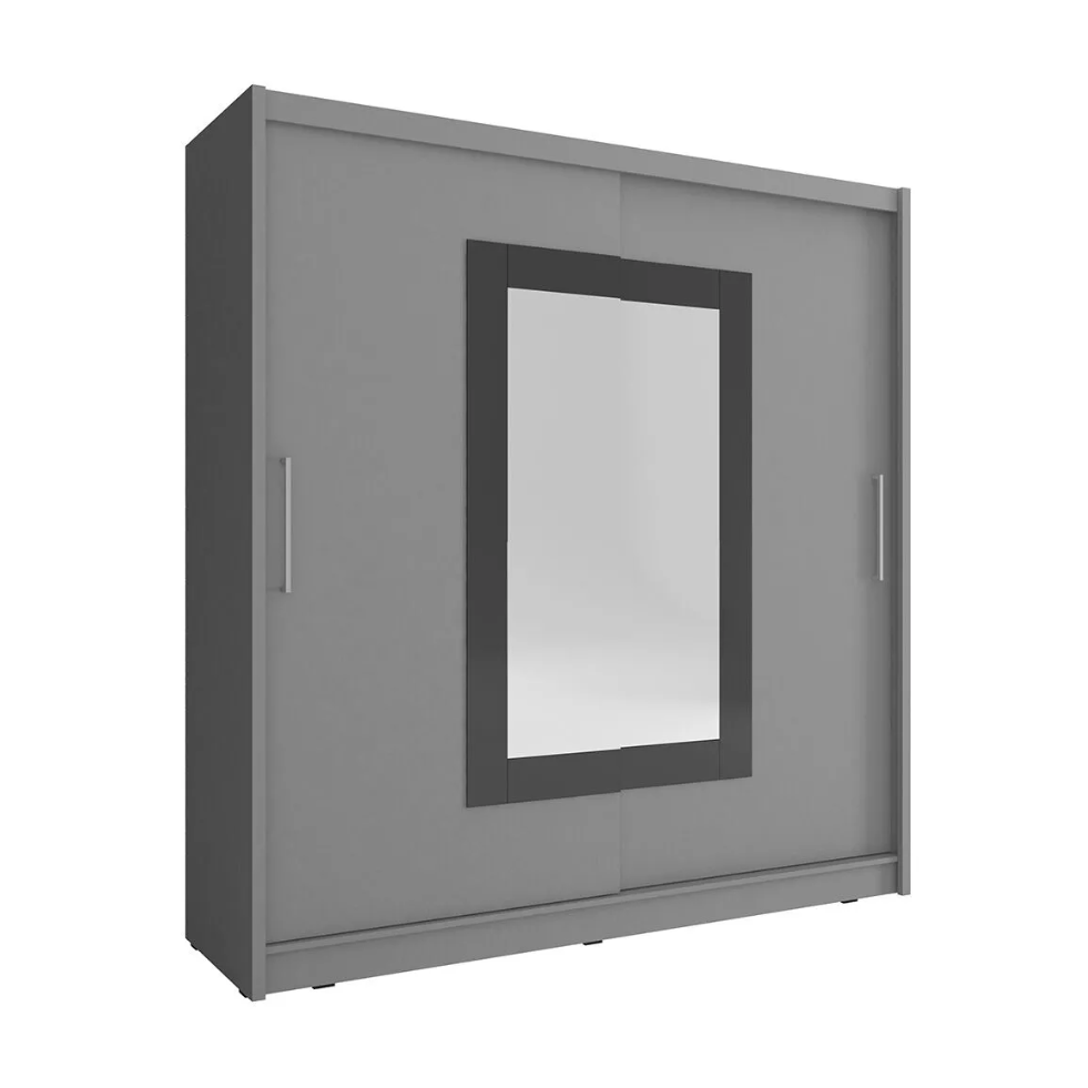 Grafit garderobeskab Wiki II 180 cm