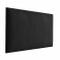 Polstret vægpanel 30x40 sort LUX