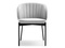 Moderne stol med grå, sorte ben FELICE