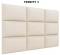 Polstret vægpanel 30x40 cream LUX
