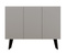 3 dørs kommode 120 grå TORONTO