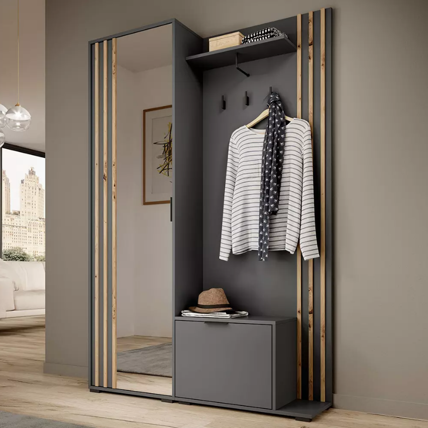 Grafit garderobe entre NELLY