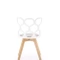 Hvid designstol K308