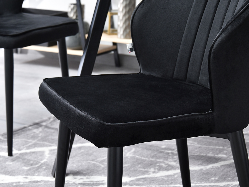 Velourstol sort/sorte ben GASPAR