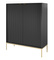 Sort høj kommode VOLARE