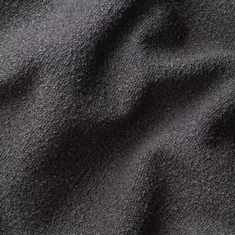 Lille sofa med afrundede kanter grafit højre PARMA MINI