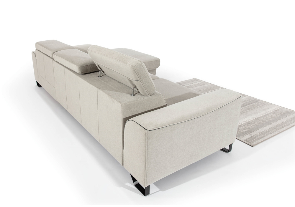 Hjørnesofa med beholder sort ASTI MINI