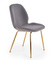Grå spisestol velour K381