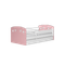 80x180 \ hvid / lyserød