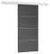 Skydedør Malibu Plus 90 cm grafit