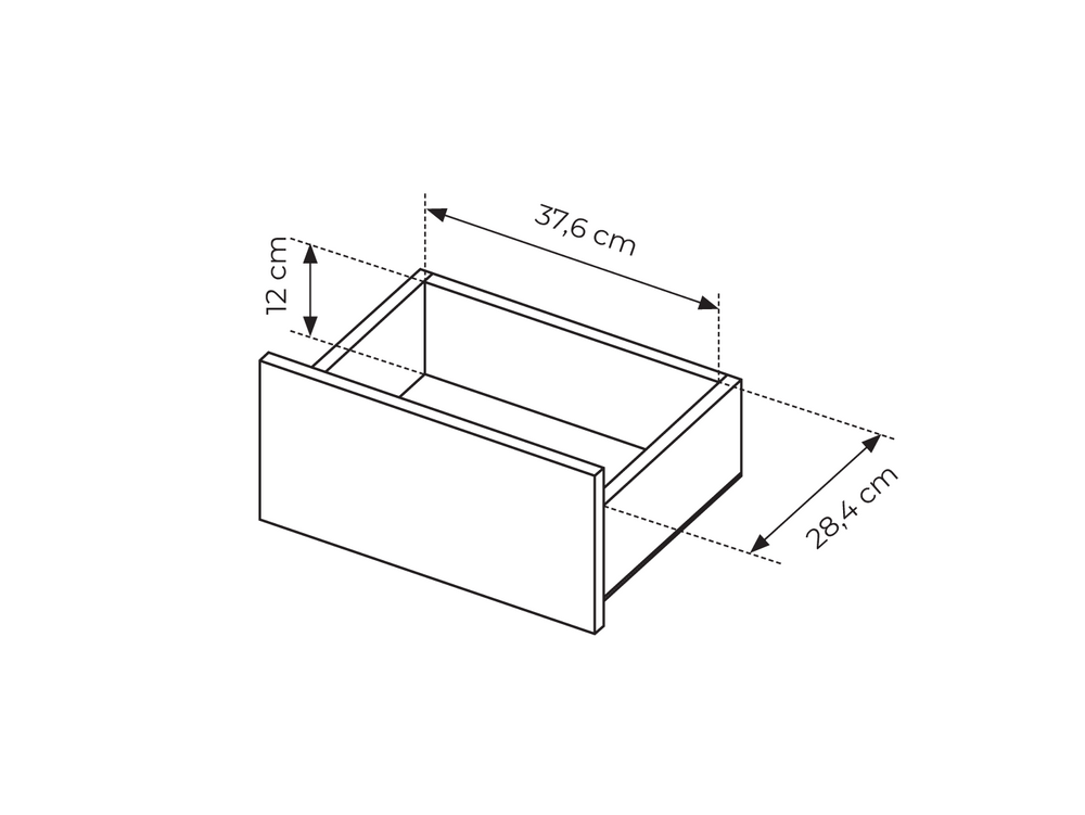 Seng med natborde DAST