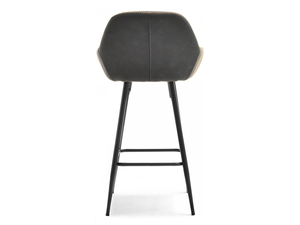 Graphite hocker sort ben økologisk læder GRAPHITE HOCKER